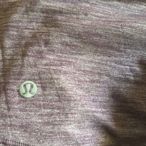 Lululemon heathered foxglove Meant To Move scoop neck lightweight tee. Size 6. - Picture 8 of 10